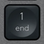 1 (Num) Replacement key Logitech MX Keys