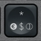 $ / * / £ Replacement key Logitech MX Keys