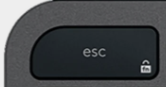 Esc Replacement key AZERTY (BE) Black Logitech MX Keys