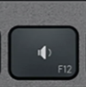 F12 Touche de remplacement AZERTY (BE) Noir Logitech MX Keys