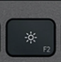 F2 Touche de remplacement AZERTY (BE) Noir Logitech MX Keys
