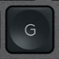 G Replacement key Logitech MX Keys