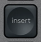 Insert Replacement key AZERTY (BE) Black Logitech MX Keys
