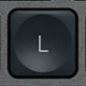 L Touche de remplacement AZERTY (BE) Noir Logitech MX Keys