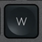 W Touche de remplacement AZERTY (BE) Noir Logitech MX Keys