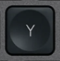 Y Touche de remplacement AZERTY (BE) Noir Logitech MX Keys
