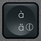 à / ä / { Replacement key QWERTZ (CH) Black Logitech MX Keys