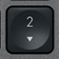 2 (Num) Touche de remplacement Logitech MX Keys