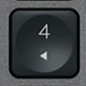 4 (Num) Touche de remplacement Logitech MX Keys