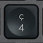 4 / ç Touche de remplacement Logitech MX Keys