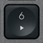 6 (Num) Touche de remplacement Logitech MX Keys