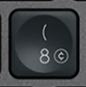 8 / ( Touche de remplacement Logitech MX Keys