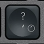 ' / ? Touche de remplacement Logitech MX Keys