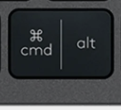 Cmd / Alt (L) Touche de remplacement Logitech MX Keys