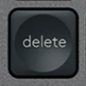 Delete Replacement key Logitech MX Keys