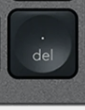 Del (Num) Touche de remplacement QWERTZ (CH) Noir Logitech MX Keys