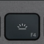 F4 Replacement key QWERTZ (CH) Black Logitech MX Keys