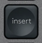 Insert Replacement key QWERTZ (CH) Black Logitech MX Keys