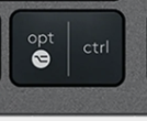 Opt / Ctrl (R) Touche de remplacement Logitech MX Keys