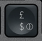 £ / $ / } Touche de remplacement Logitech MX Keys