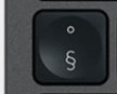 ° / § Touche de remplacement Logitech MX Keys