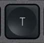 T Touche de remplacement QWERTZ (CH) Noir Logitech MX Keys