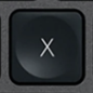 X Touche de remplacement QWERTZ (CH) Noir Logitech MX Keys