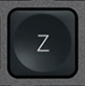 Z Replacement key QWERTZ (CH) Black Logitech MX Keys