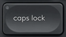Caps Lock Reservetast Logitech Craft