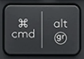 Alt Gr (R) Reservetast Logitech Craft
