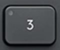 Bluetooth 3 Klawisz zapasowy Logitech Craft