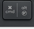 Alt Gr (R) Replacement key Logitech Craft
