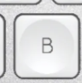 B Replacement key Logitech MX Keys Mini