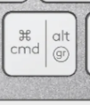 Cmd / Alt Gr Replacement key Logitech MX Keys Mini