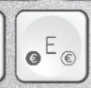 E / € Replacement key Logitech MX Keys Mini