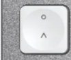 ° / ^ Reservetast QWERTZ (DE) Hvit Logitech MX Keys Mini