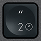 2 / " Ersatztaste QWERTZ (DE) Schwarz Logitech MX Keys