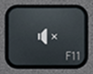 F11 Ersatztaste QWERTZ (DE) Schwarz Logitech MX Keys