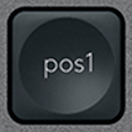Pos1 Ersatztaste QWERTZ (DE) Schwarz Logitech MX Keys
