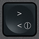 ≤ / > Ersatztaste QWERTZ (DE) Schwarz Logitech MX Keys