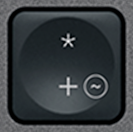+ / * Ersatztaste QWERTZ (DE) Schwarz Logitech MX Keys