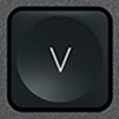 V Ersatztaste QWERTZ (DE) Schwarz Logitech MX Keys