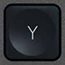 Y Ersatztaste QWERTZ (DE) Schwarz Logitech MX Keys