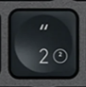 2 / " Replacement key Logitech MX Keys