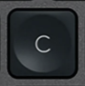 C Replacement key Logitech MX Keys