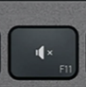 F11 Touche de remplacement QWERTZ (DE) Noir Logitech MX Keys