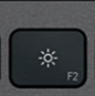 F2 Replacement key QWERTZ (DE) Black Logitech MX Keys