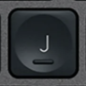 J Touche de remplacement QWERTZ (DE) Noir Logitech MX Keys