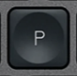 P Touche de remplacement QWERTZ (DE) Noir Logitech MX Keys