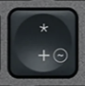 + / * Touche de remplacement Logitech MX Keys